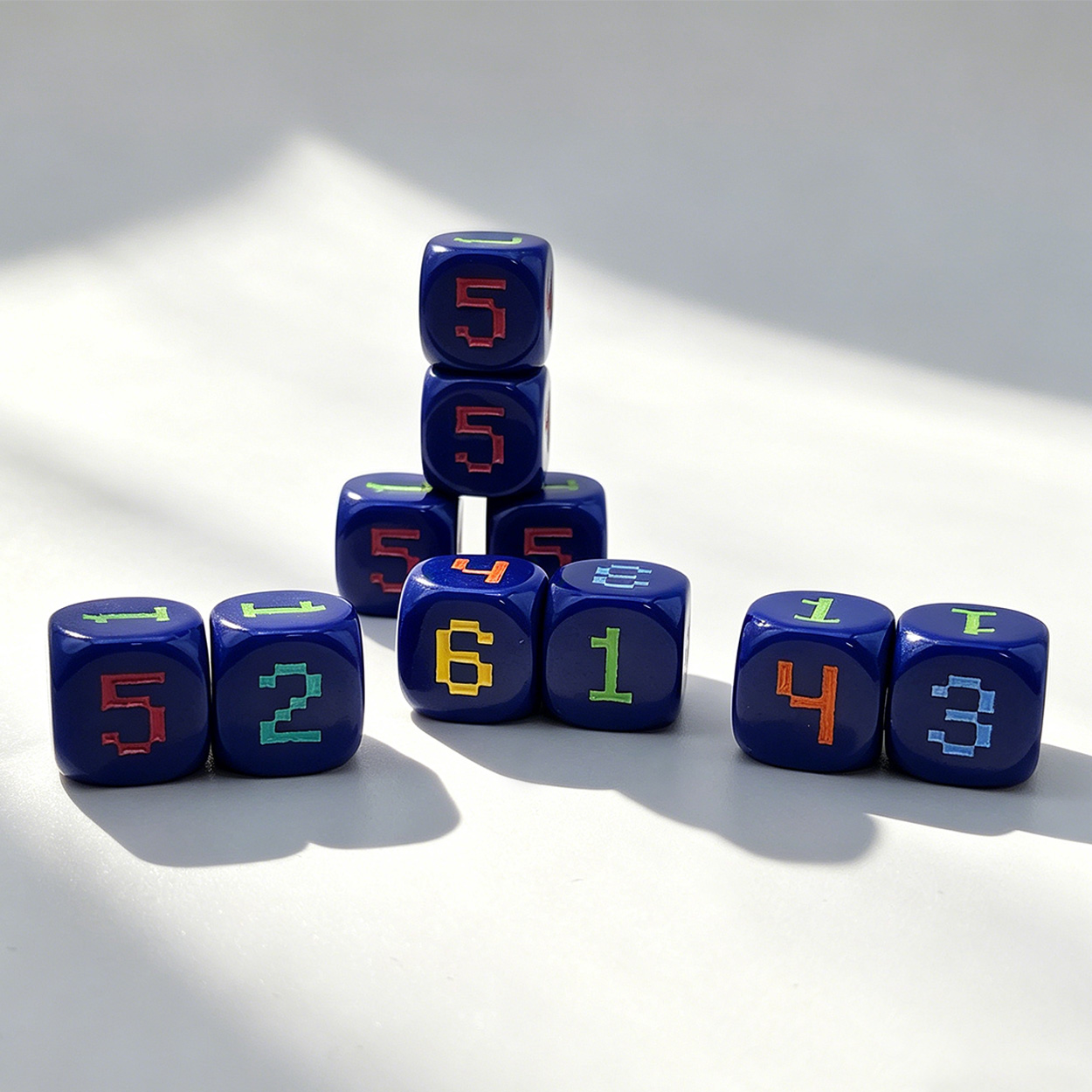 Game Token Counter - 10 pièces de dés numériques à