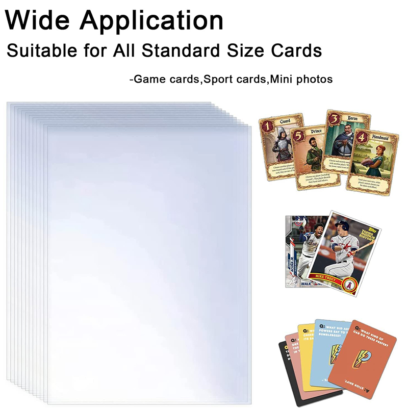 Board Game Quest - Couverture transparente pour carte à jouer,