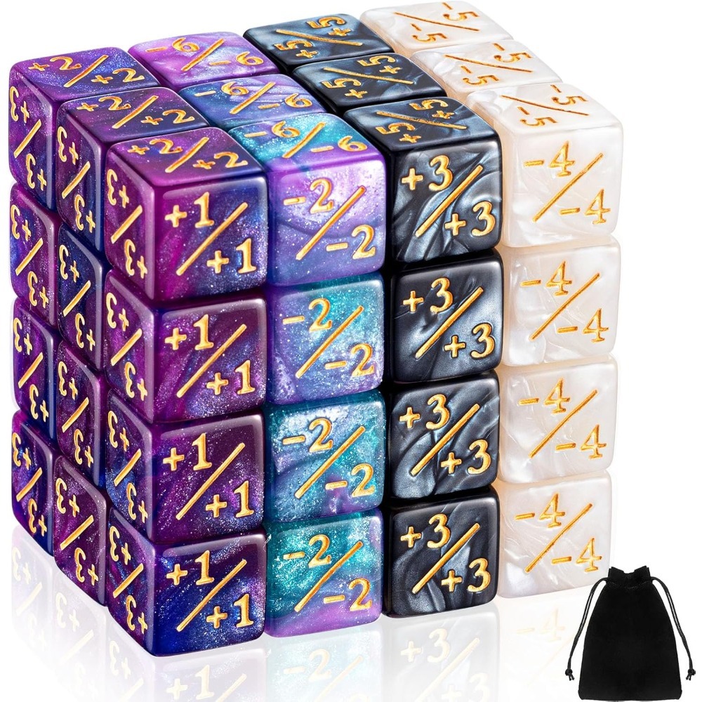 Game Token Counter - 48 pièces de dés de comptage