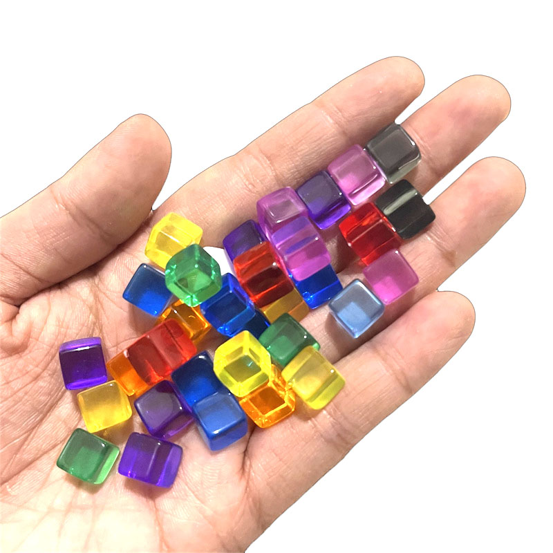 Board Game Hegemony - 100 pièces/ensemble 8mm Cube clair dés
