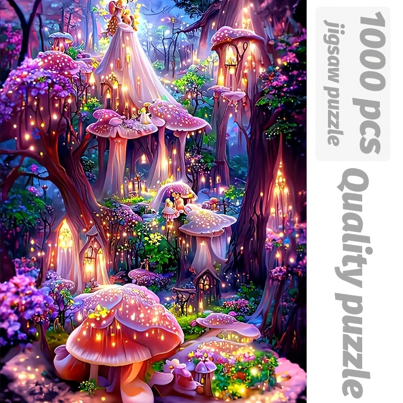 Jigsaw Puzzle Adult - Puzzle forêt enchantée pour adultes, 1000