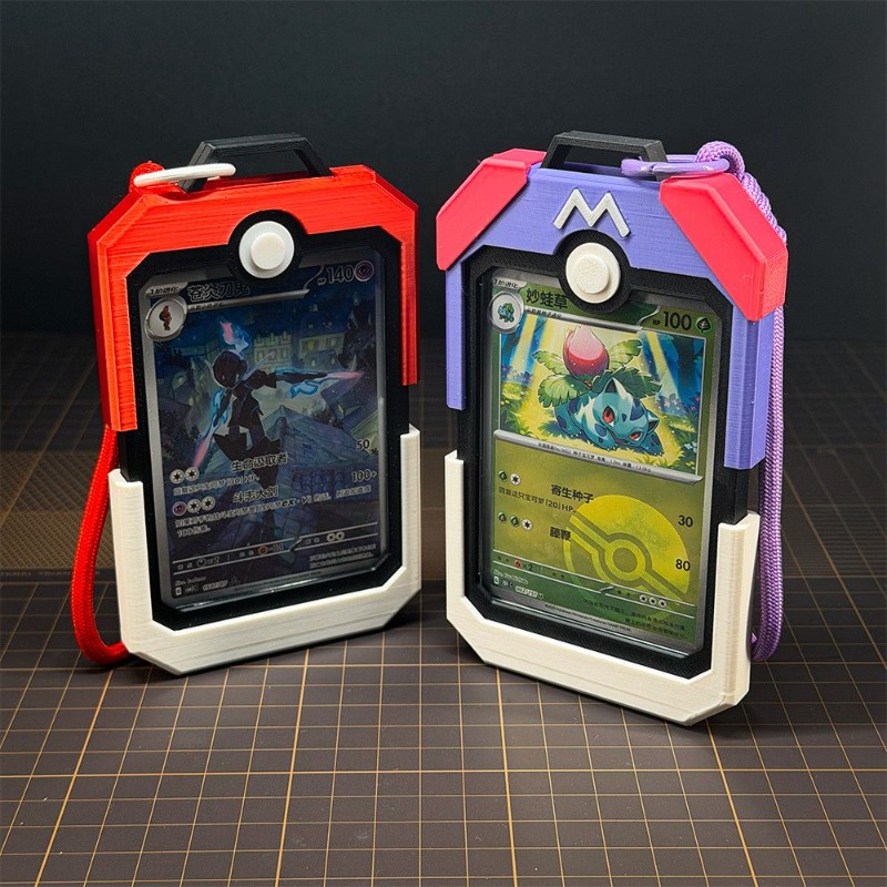 Board Game Pokemon - Porte-cartes vertical Poke Ball, protège-cartes pour