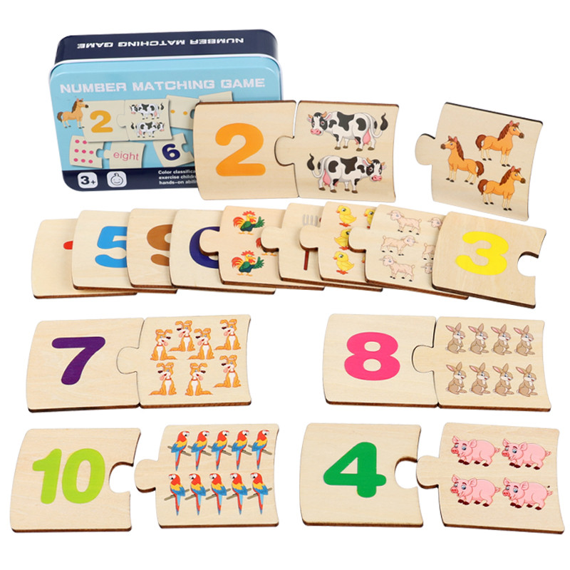 Board Game For Kids - Boîte en fer pour enfants, illumination