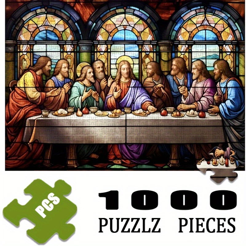 Jigsaw Puzzle Adult - 1000 pièces scène religieuse dernière souper