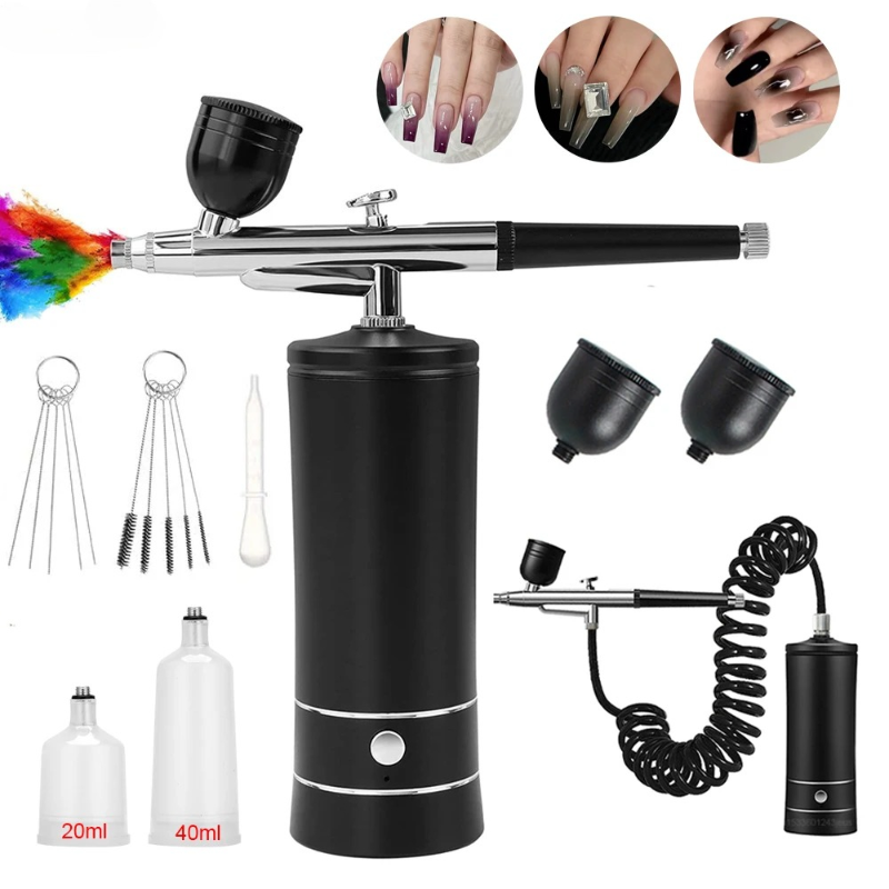 Miniature Painting Set - Kit de peinture aérographe pour nail