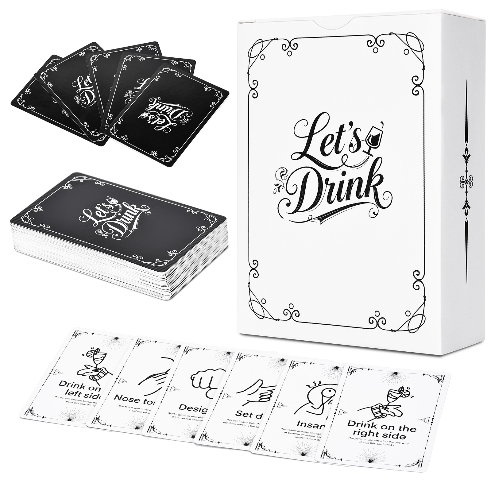 Board Game Quiz - Cartes de jeu à boire pour