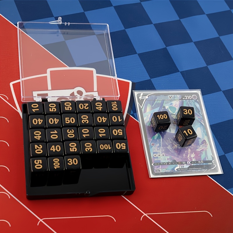 Game Token Counter - 10 dés de comptage PTCG, dés