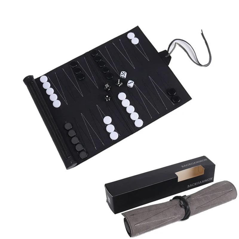 Magnetic Travel Chess - Ensembles de Backgammon enroulables, jeux de