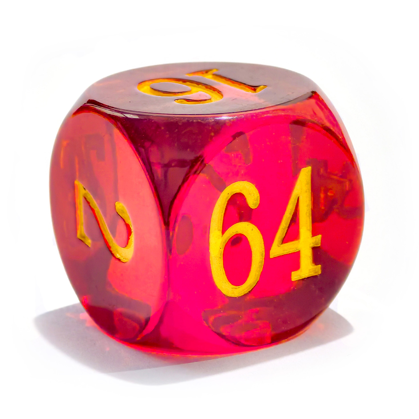 Board Game Operation - Grands dés translucides de Cube de