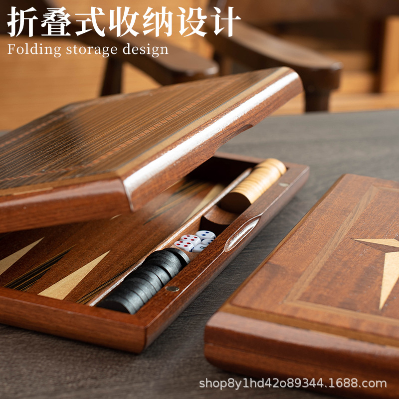 Backgammon en bois massif, fab - Board Game Zenith avis et prix