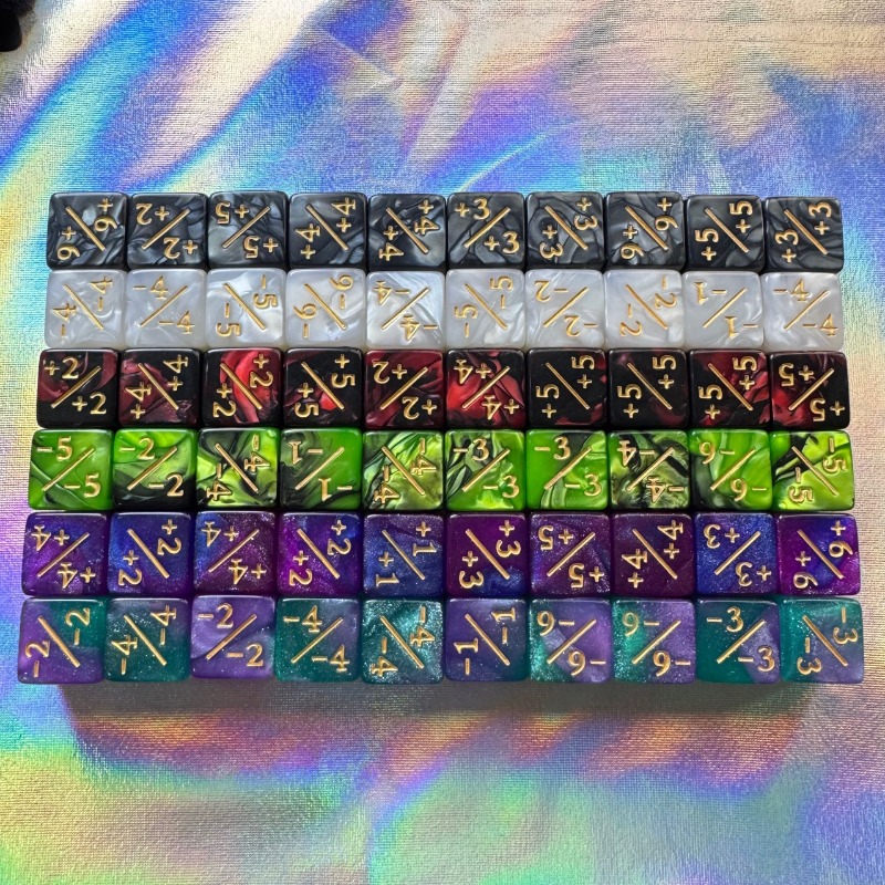 Dés de 16 mm Plus-Moins, marqu - Game Token Counter avis et prix