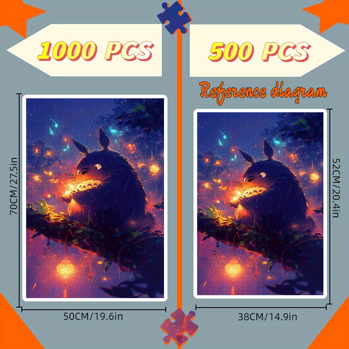 Puzzle d'inspiration totoro, 5 - Jigsaw Puzzle Adult avis et prix