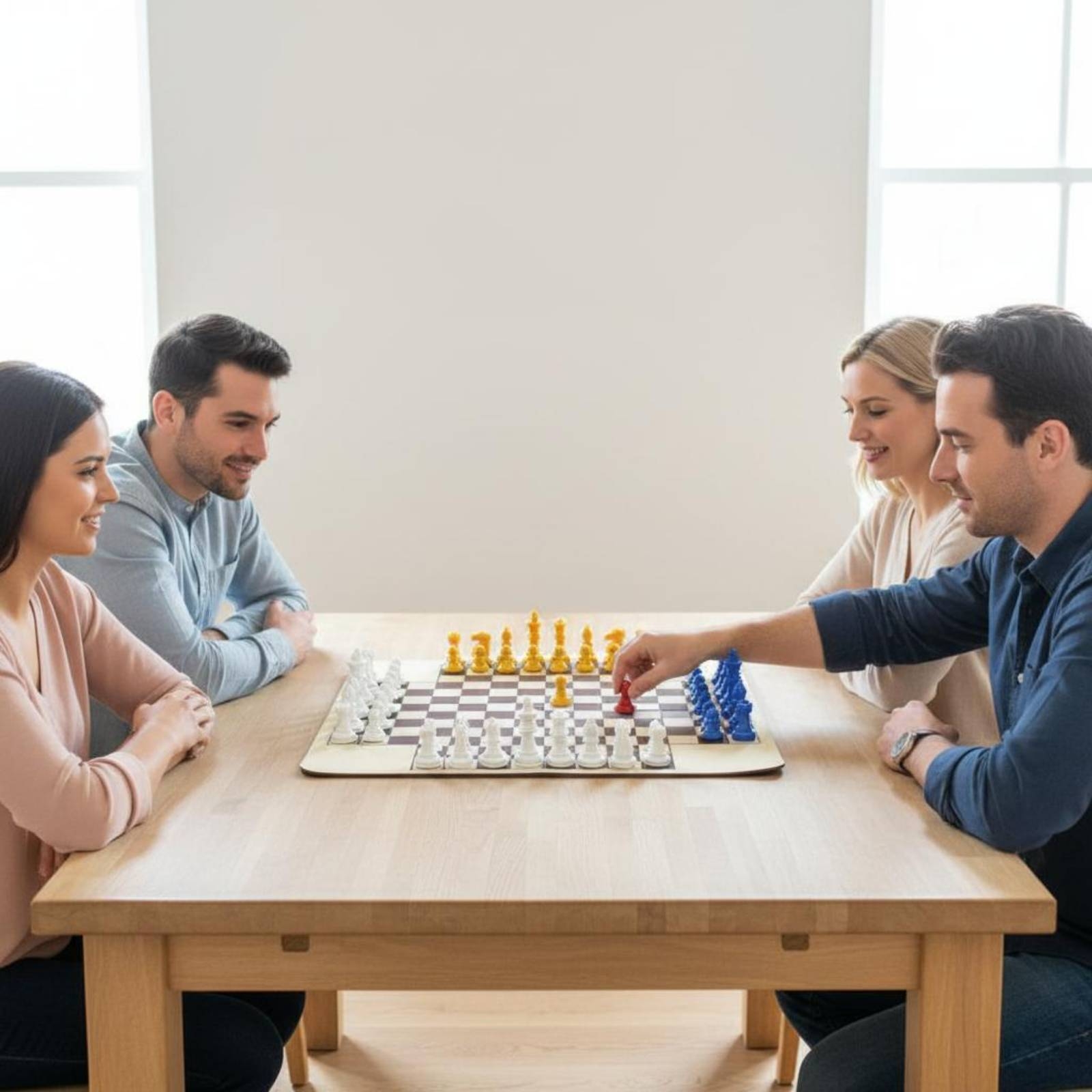 Jeu d'échecs multicolore pour  - Board Game For 3 Players avis et prix