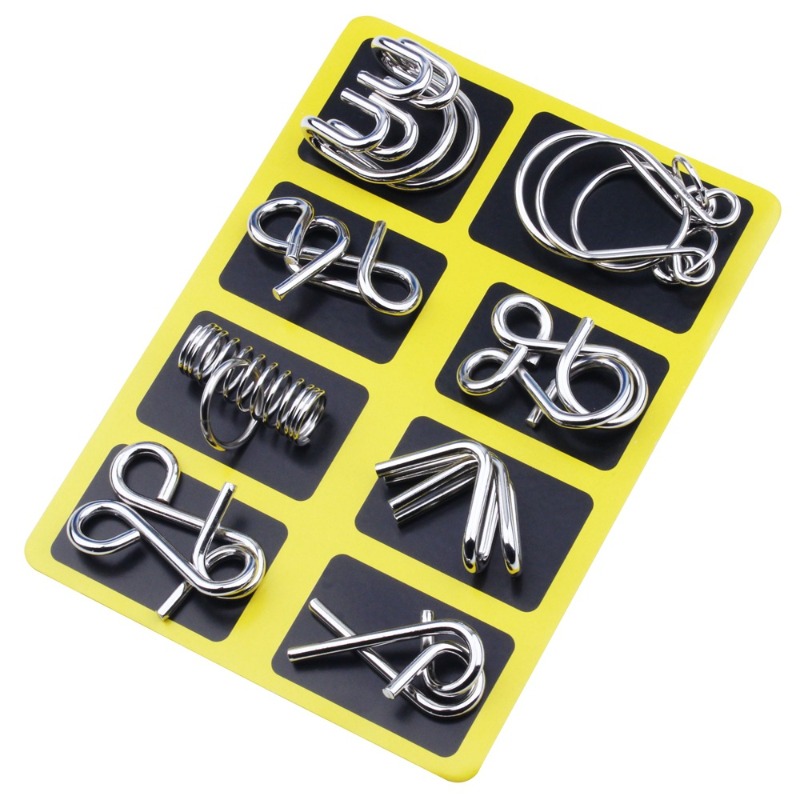 Ensemble de 8 puzzles métalliq - Board Game For Kids avis et prix
