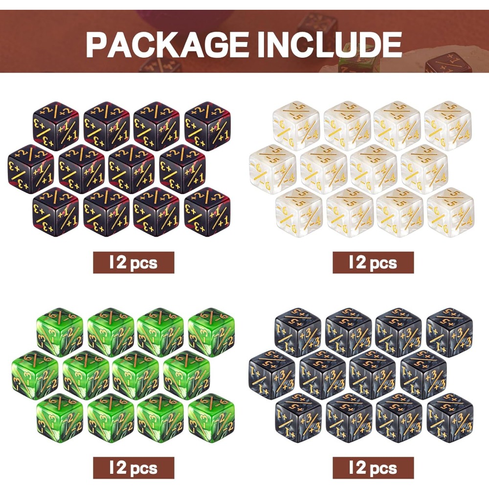 48 pièces de dés de comptage - - Game Token Counter avis et prix