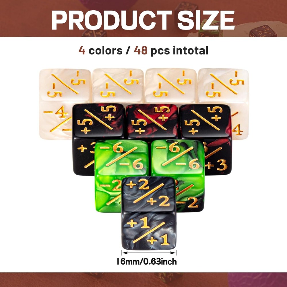 48 pièces de dés de comptage - - Game Token Counter avis et prix