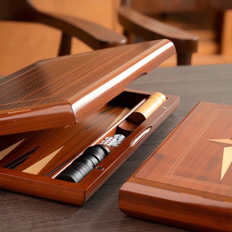 Jeu de backgammon en bois mass - Board Game Operation avis et prix