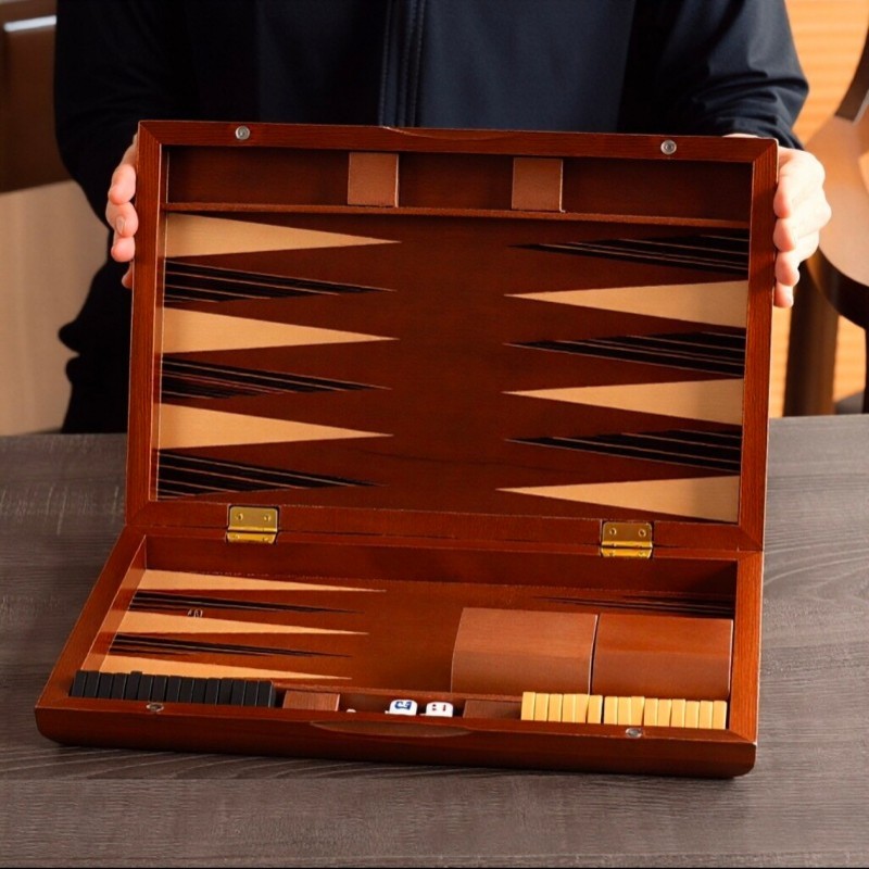 Jeu de backgammon en bois mass - Board Game Operation avis et prix