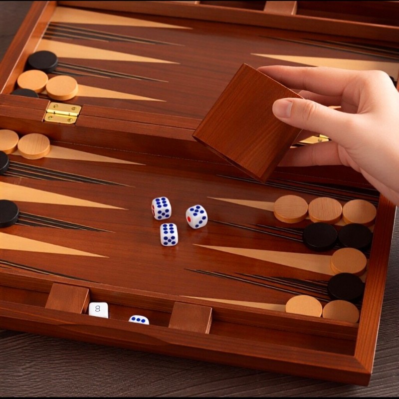 Jeu de backgammon en bois mass - Board Game Operation avis et prix