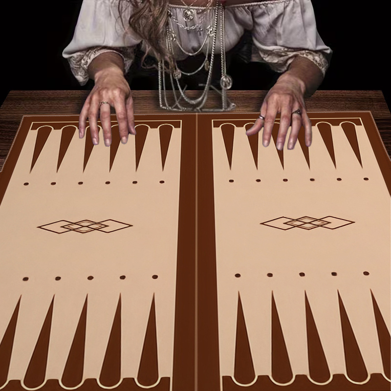 1 pièce Nappe de Tarot Marron  - Board Game Operation avis et prix