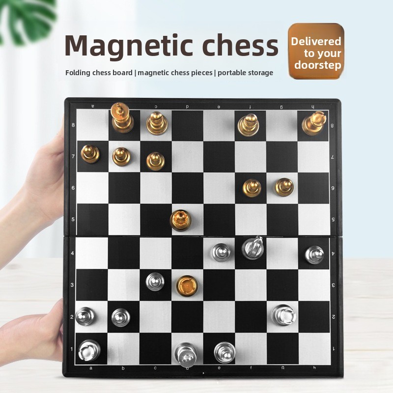 Jeu d'échecs magnétique or et  - Magnetic Travel Chess avis et prix