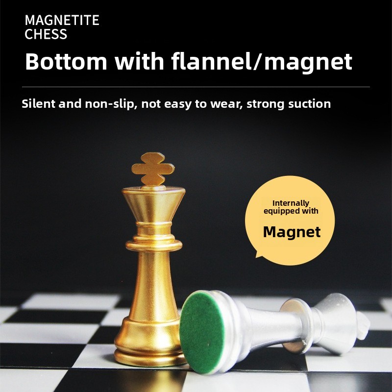 Jeu d'échecs magnétique or et  - Magnetic Travel Chess avis et prix