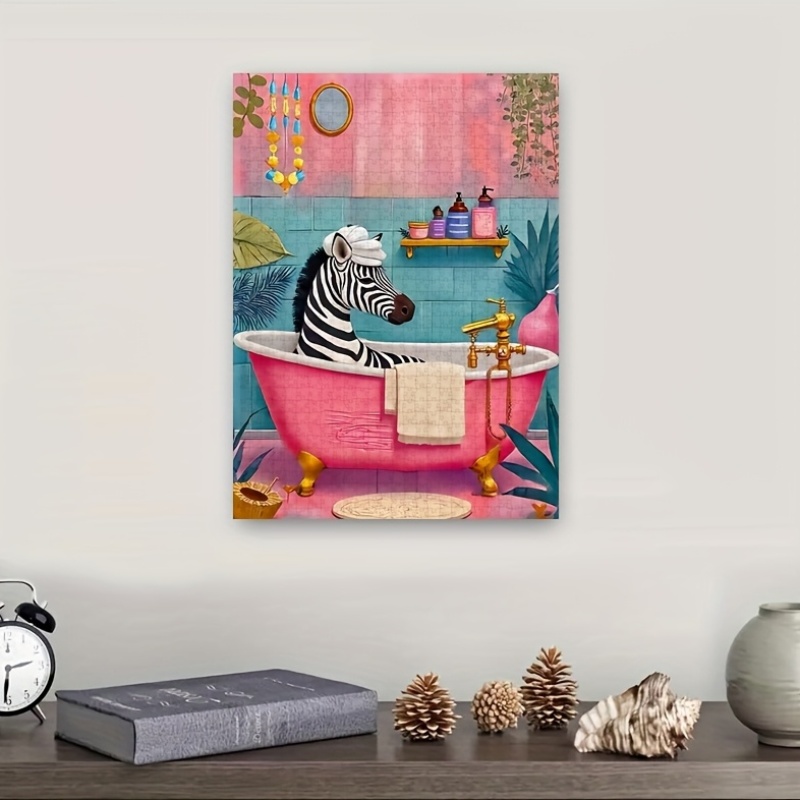 Puzzle zèbre en bain moussant  - Jigsaw Puzzle Adult avis et prix