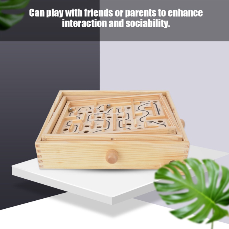 Labyrinthe éducatif en bois po - Board Game For Kids avis et prix