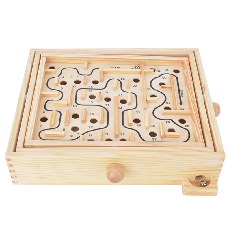 Labyrinthe éducatif en bois po - Board Game For Kids avis et prix