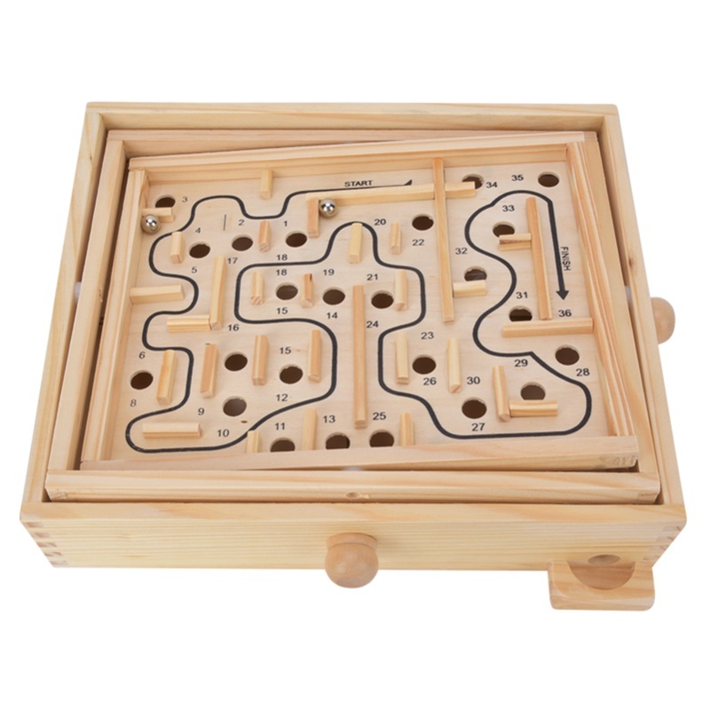 Labyrinthe éducatif en bois po - Board Game For Kids avis et prix