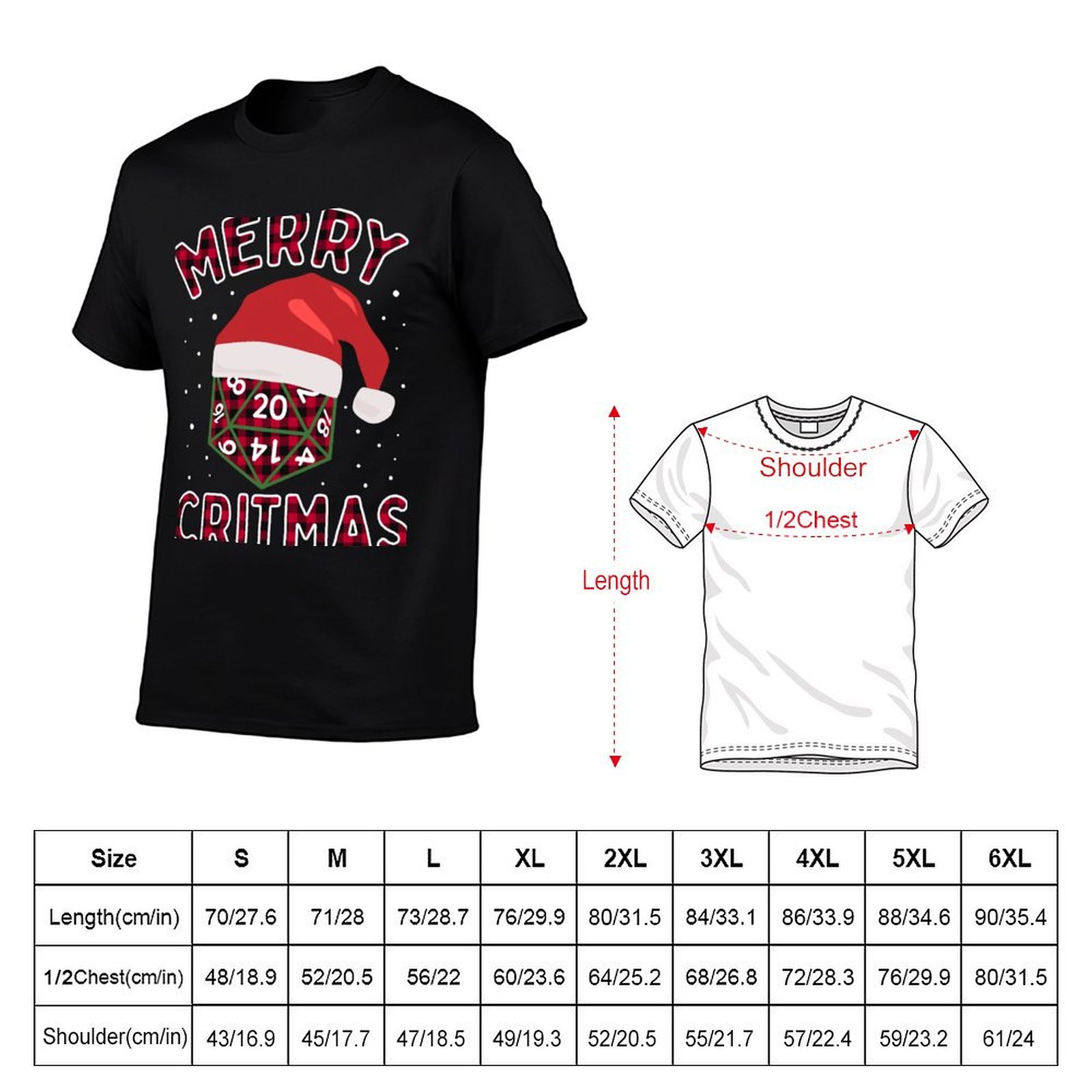 T-Shirt Merry Critmas Christma - Board Game Roleplay avis et prix